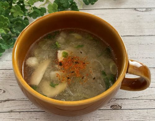 大根と長ねぎのみぞれスープ